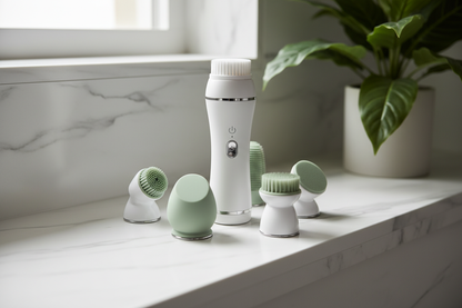 5-i-1 Ansigtsrensebørste – Dybderens & Glød | Bristle & Bloom