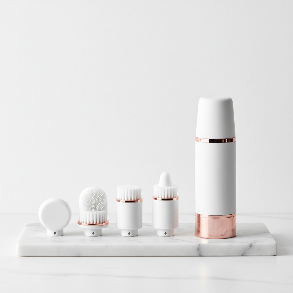 5-i-1 Ansigtsrensebørste – Dybderens & Glød | Bristle & Bloom